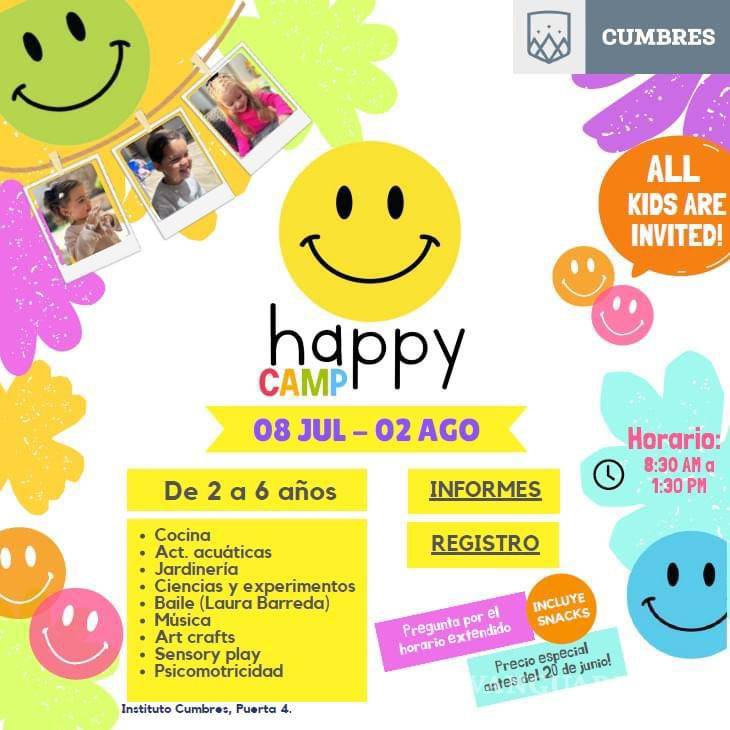 $!El Summer Camp del Instituto Cumbres ofrece a los niños cursos en cocina, actividades acuáticas, ciencias, música y más para disfrutar el verano.