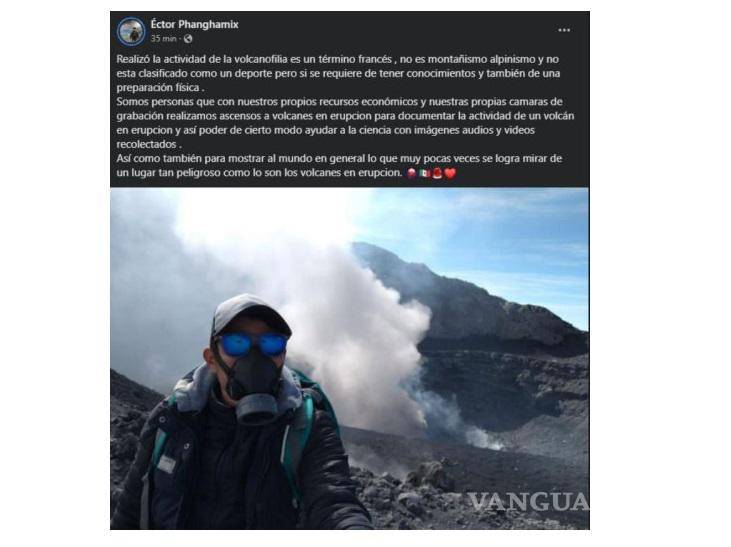 $!Youtuber es investigado por Sedena, por subir al cráter del Popocatépetl