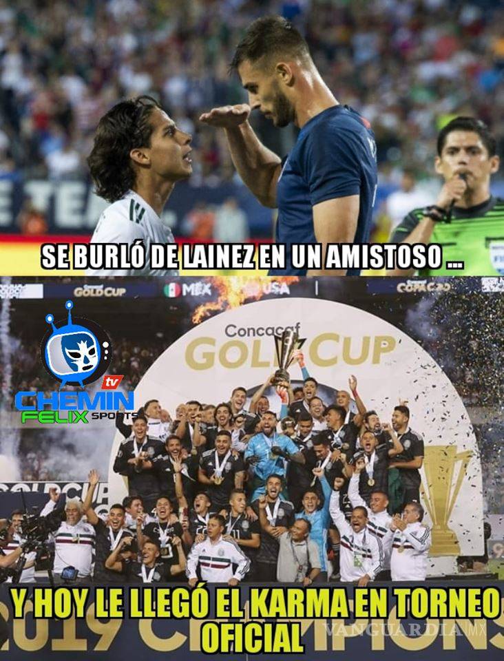 $!Los memes de la victoria de México en la Copa Oro