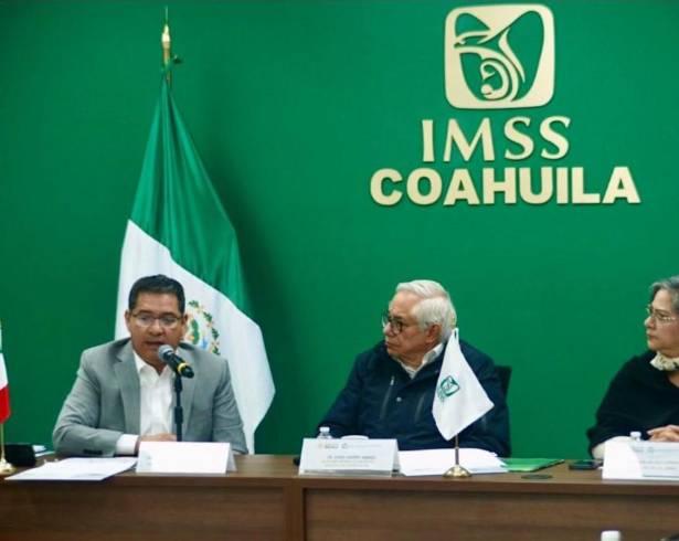 Autoridades del IMSS encabezaron la sesión conjunta de los Órganos Colegiados, donde se presentaron los principales avances en salud en Coahuila.