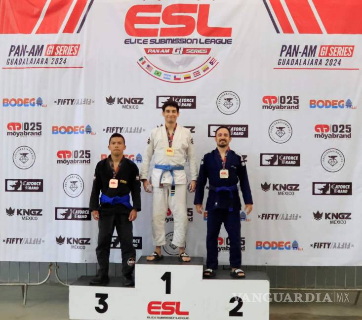 $!Gladiadores saltillenses de jiu jitsu conquistan primeros lugares en torneo de Monterrey