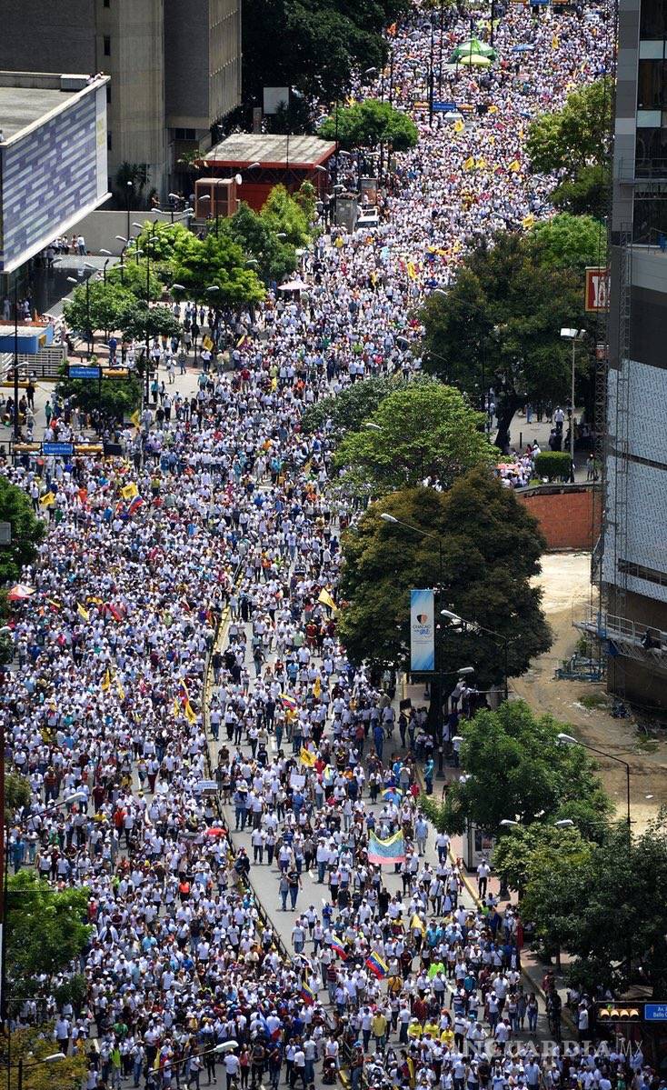 $!Fotos de la impresionante marcha en Caracas contra Maduro