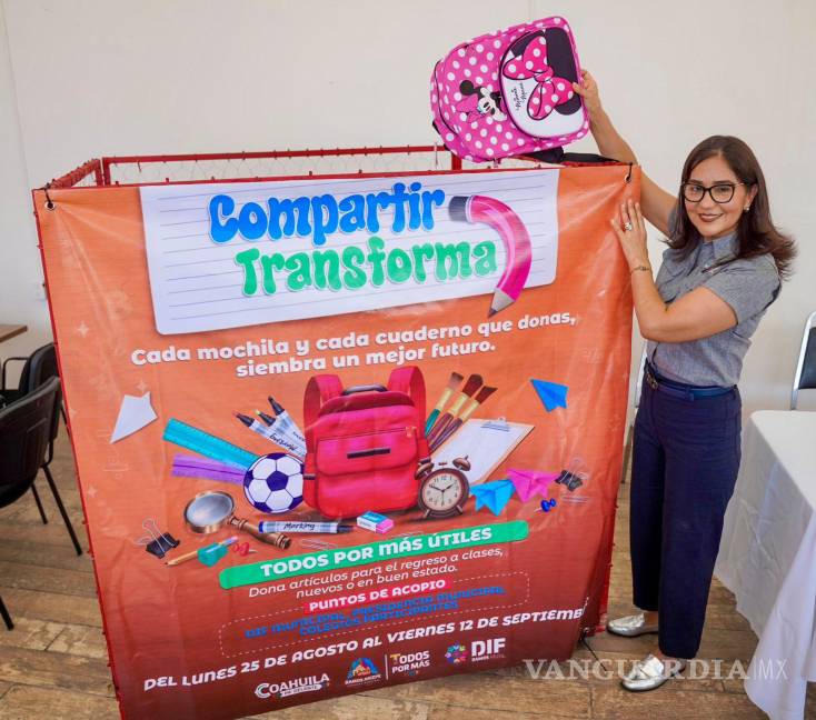 $!La meta es juntar mil mochilas que serán distribuidas en sectores vulnerables.