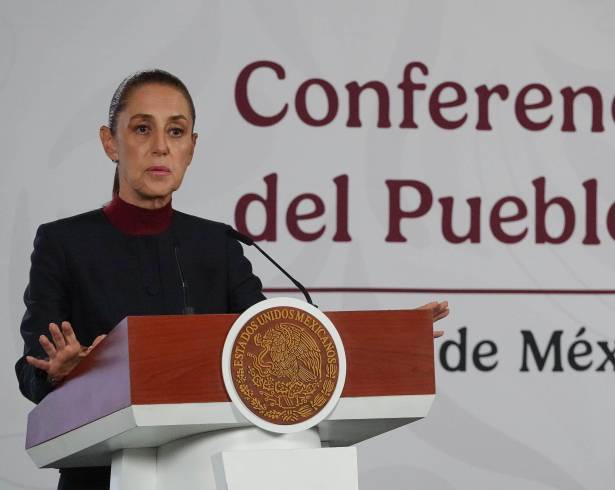Claudia Sheinbaum cuestionó a Alejandro Moreno por recurrir a autoridades de EU para pedir la cancelación de visas de ciudadanos mexicanos.