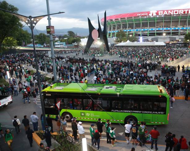 Entre las medidas destaca la restricción de circulación para vehículos sin placas en áreas cercanas al Estadio Banorte.