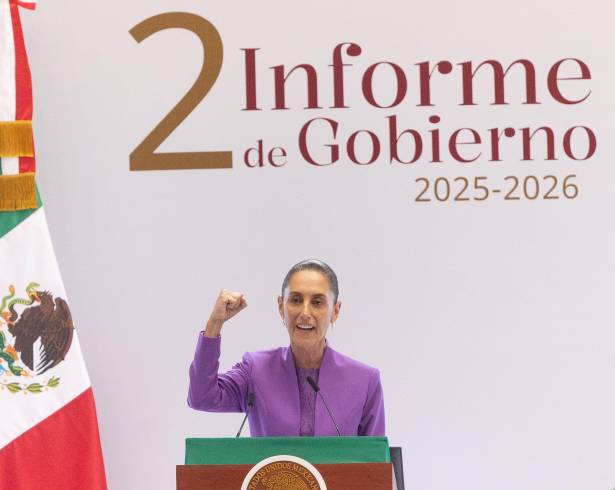 La mandataria dedicó varios minutos de su informe para resaltar la visita de millones de pasajeros a las distintas Megaobras impulsadas por la 4T.