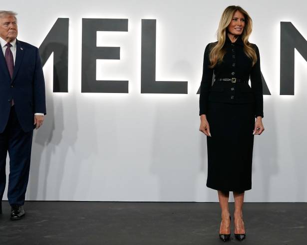 Apoyo. El presidente Trump estuvo presente en el estreno del polémico documental de su esposa.