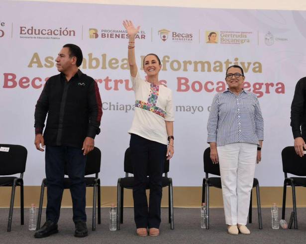Respaldó a la presidenta Claudia Sheinbaum Pardo durante el evento realizado en la Unidad Profesional Interdisciplinaria de Ingeniería del IPN.