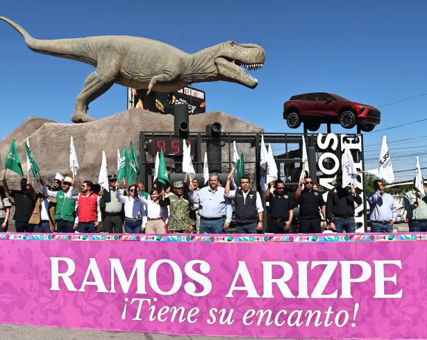 Autoridades de los tres niveles de gobierno coordinaron el arranque en la entrada monumental.