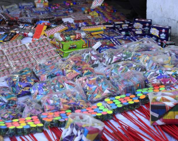 La mayor parte del material decomisado estaba en una bodega de un depósito de cerveza en la colonia Guadalupe Victoria.