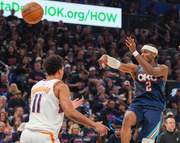 Shai Gilgeous-Alexander volvió a marcar el ritmo del Thunder de Oklahoma City con una actuación determinante, liderando otra victoria clave ante los Suns de Phoenix en los Playoffs de la NBA 2026.