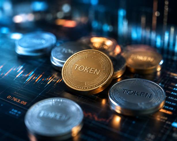 Imagen creada a través de la Inteligencia artificial que ilustra la economía de tokens.