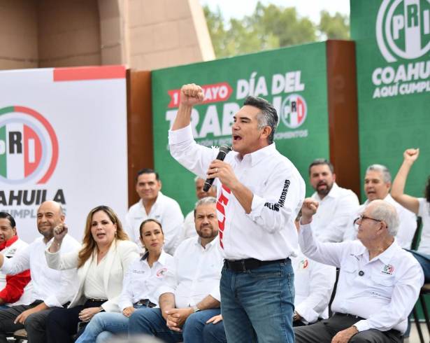 Alejandro Moreno destacó el desempeño de los gobiernos priistas en Coahuila y llamó a la ciudadanía a “respaldar la continuidad del proyecto político en la entidad.”