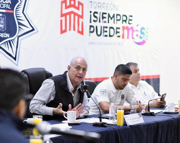 Autoridades municipales reforzarán la vigilancia en Torreón durante Semana Santa y eventos deportivos para garantizar seguridad y mantener saldo blanco.