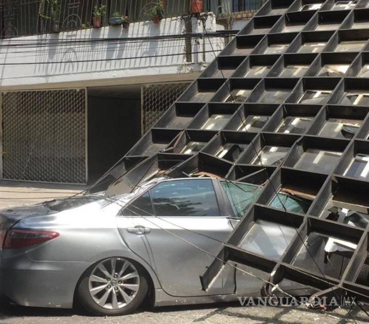 $!Reportan daños en la capital de México, Puebla y Morelos por terremoto