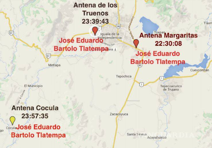 $!Los teléfonos de normalistas, activos días después del ataque en Iguala