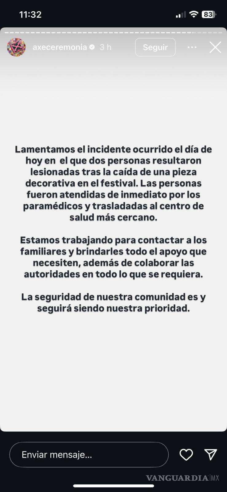 $!Tragedia en Axe Ceremonia: Alcaldía Miguel Hidalgo suspende festival; víctimas eran fotógrafos