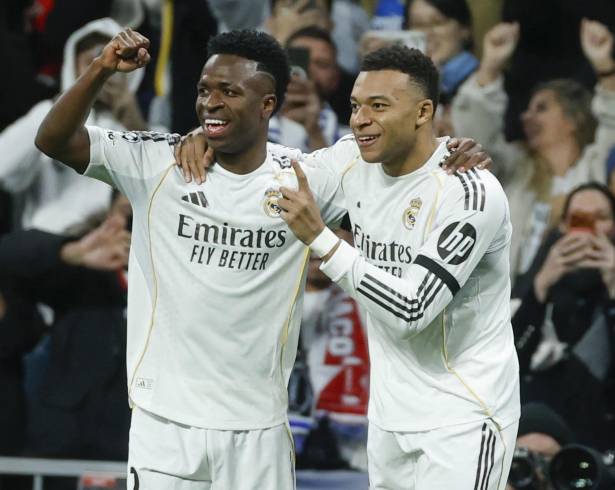 Kylian Mbappé y Vinícius Júnior lideraron la goleada del Real Madrid ante el Mónaco, siendo determinantes en el 6-1 que consolidó a los blancos en la cima de la Fase Liga de la Champions League.
