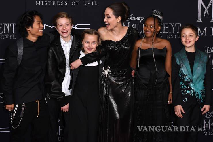 $!Angelina Jolie se reencuentra con su hijo Maddox en la premier de ‘Maléfica 2’