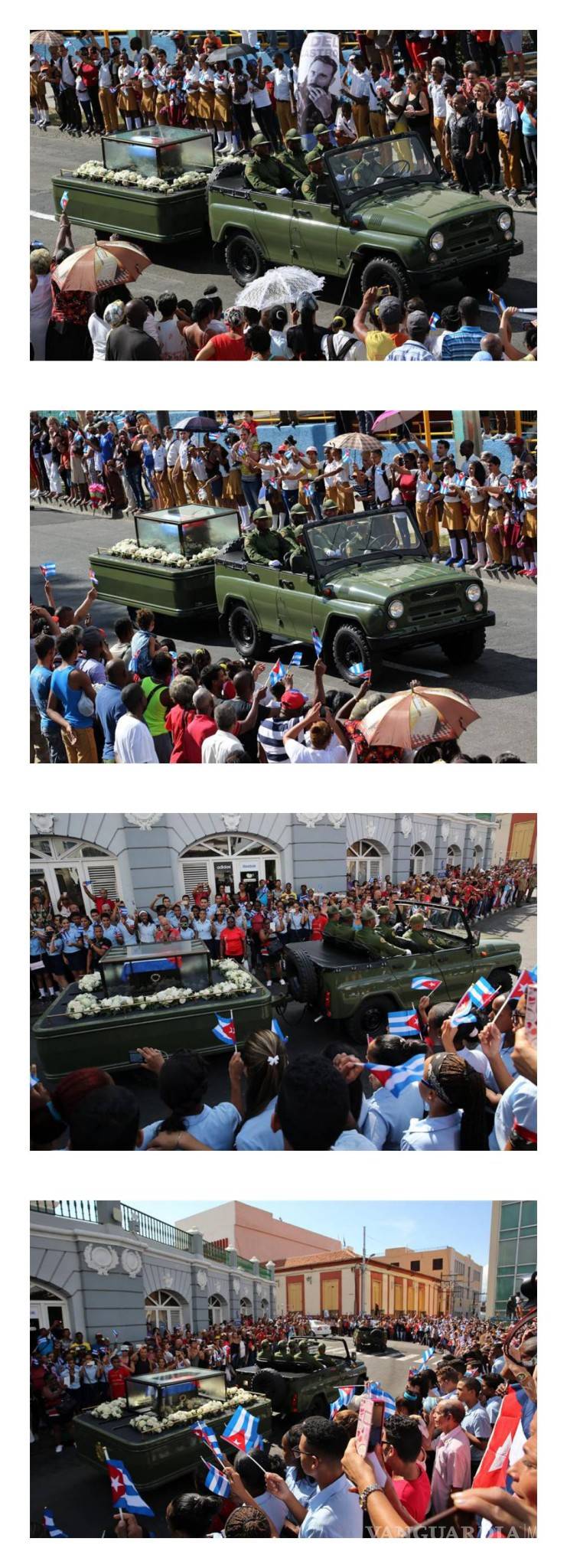$!Cenizas de Fidel Castro llegan a Santiago de Cuba para ser sepultadas