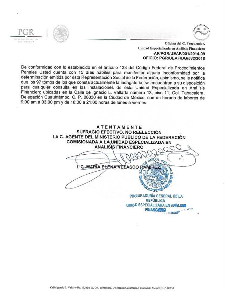 $!PGR determina no ejercer acción penal contra César Duarte