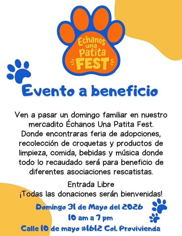 $!La entrada al evento será completamente gratuita; habrá venta de diferentes productos y artículos tanto para consumo humano, como para las mascotas.