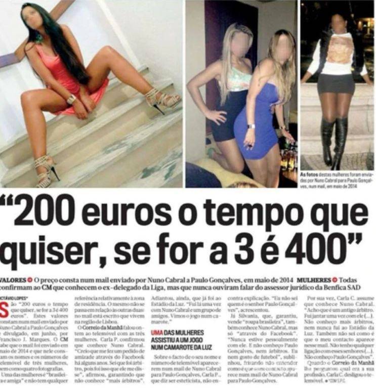 $!Equipo de Portugal es acusado de ofrecer prostitutas a los árbitros