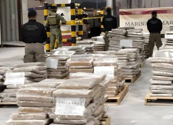 Three tons of marijuana found at Veracruz customs; Shipping will be to the Dominican Republic