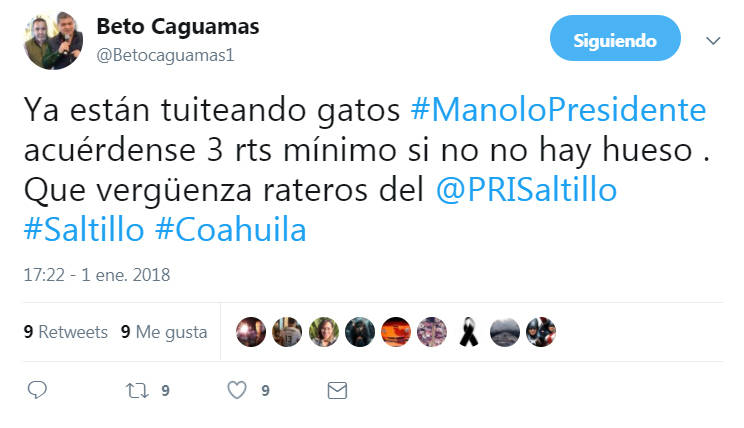 $!¿Qué tan real es la popularidad del #ManoloPresidente en Twitter?