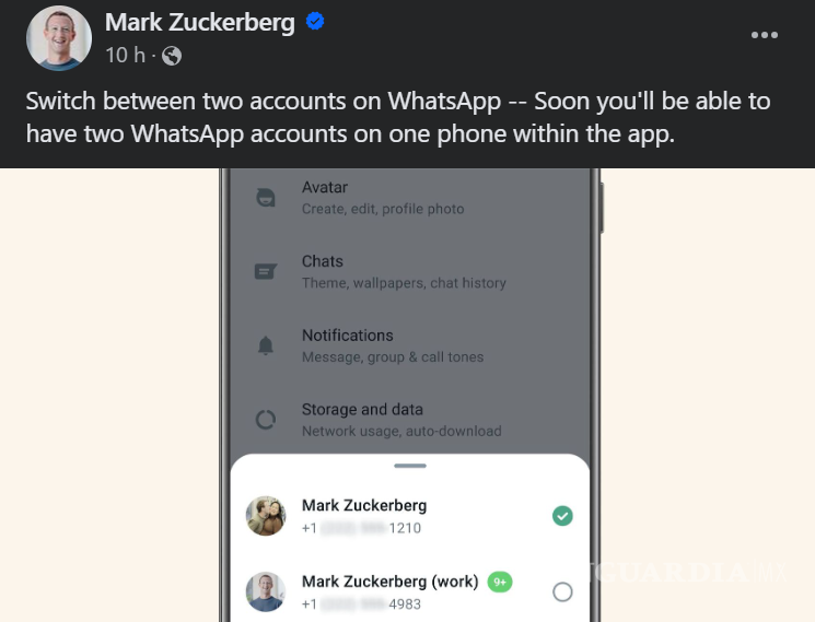 $!WhatsApp se prepara para permitir tener dos cuentas por dispositivo