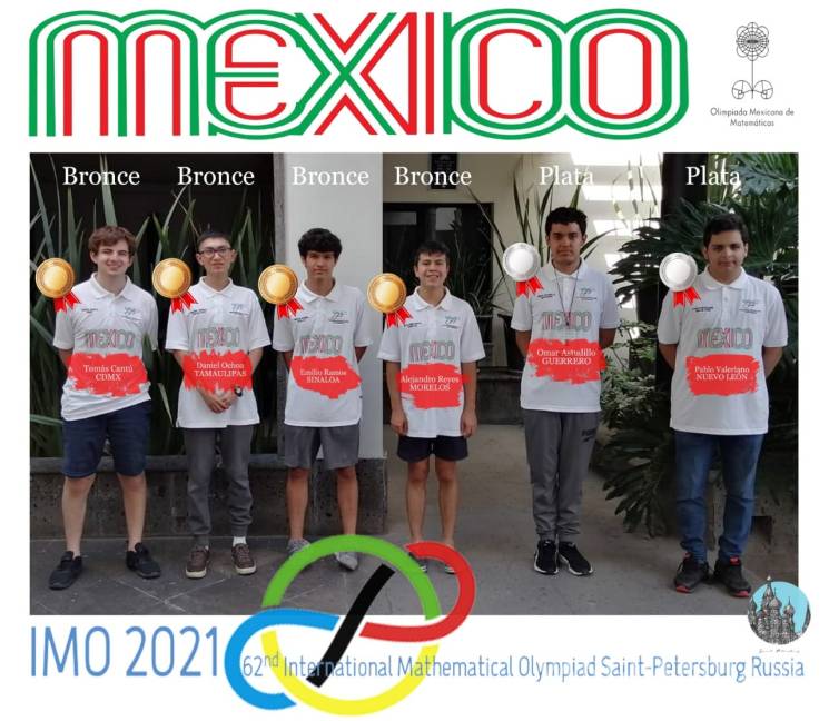$!Mientras Tokio 2020… Suma México 6 medallas en Olimpiadas de Matemáticas