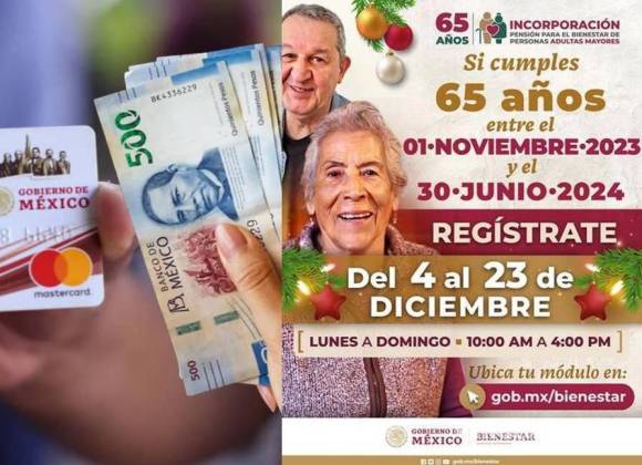 Welfare Pension… What surnames are registered from December 13 to 17 to receive the payment of 6 thousand pesos in 2024?