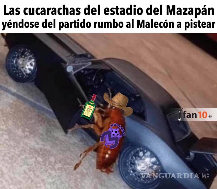 $!Los memes de la derrota del Mazatlán con cucarachas incluidas