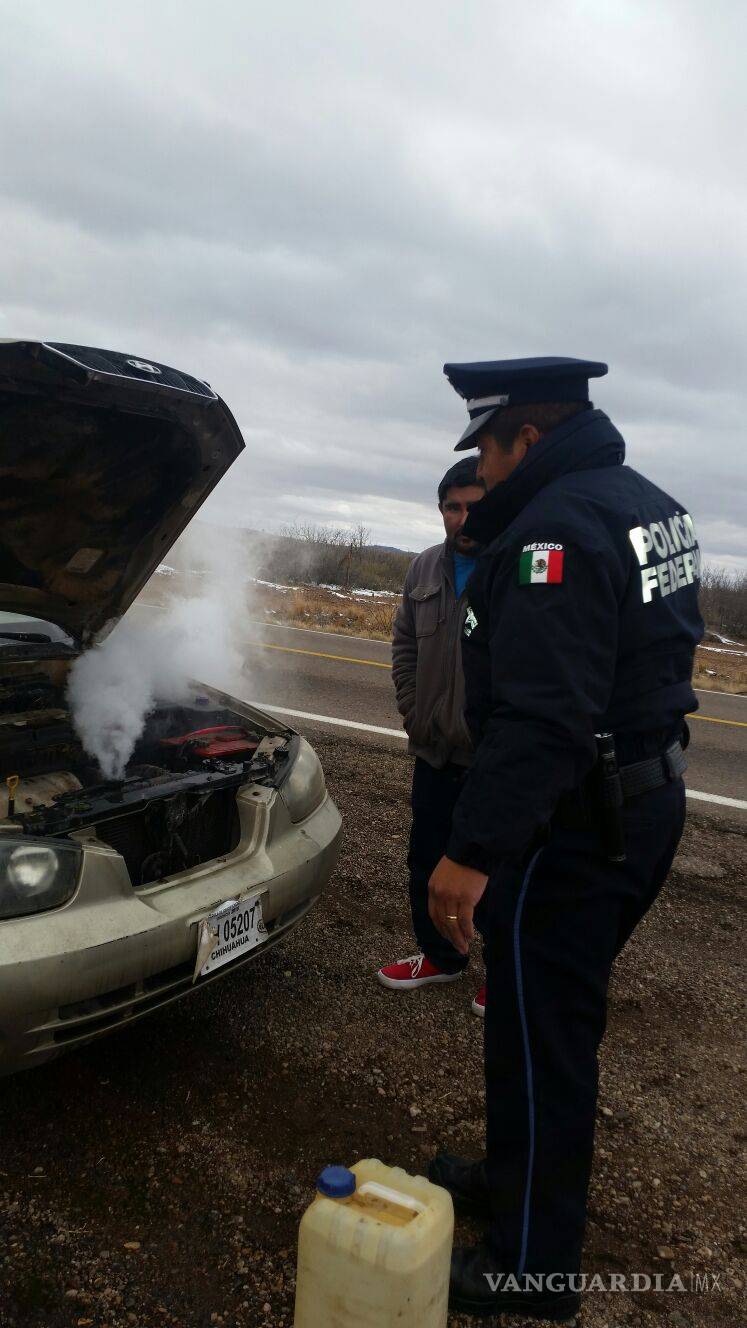 $!Policía Federal apoya en zonas con mal clima del norte de México