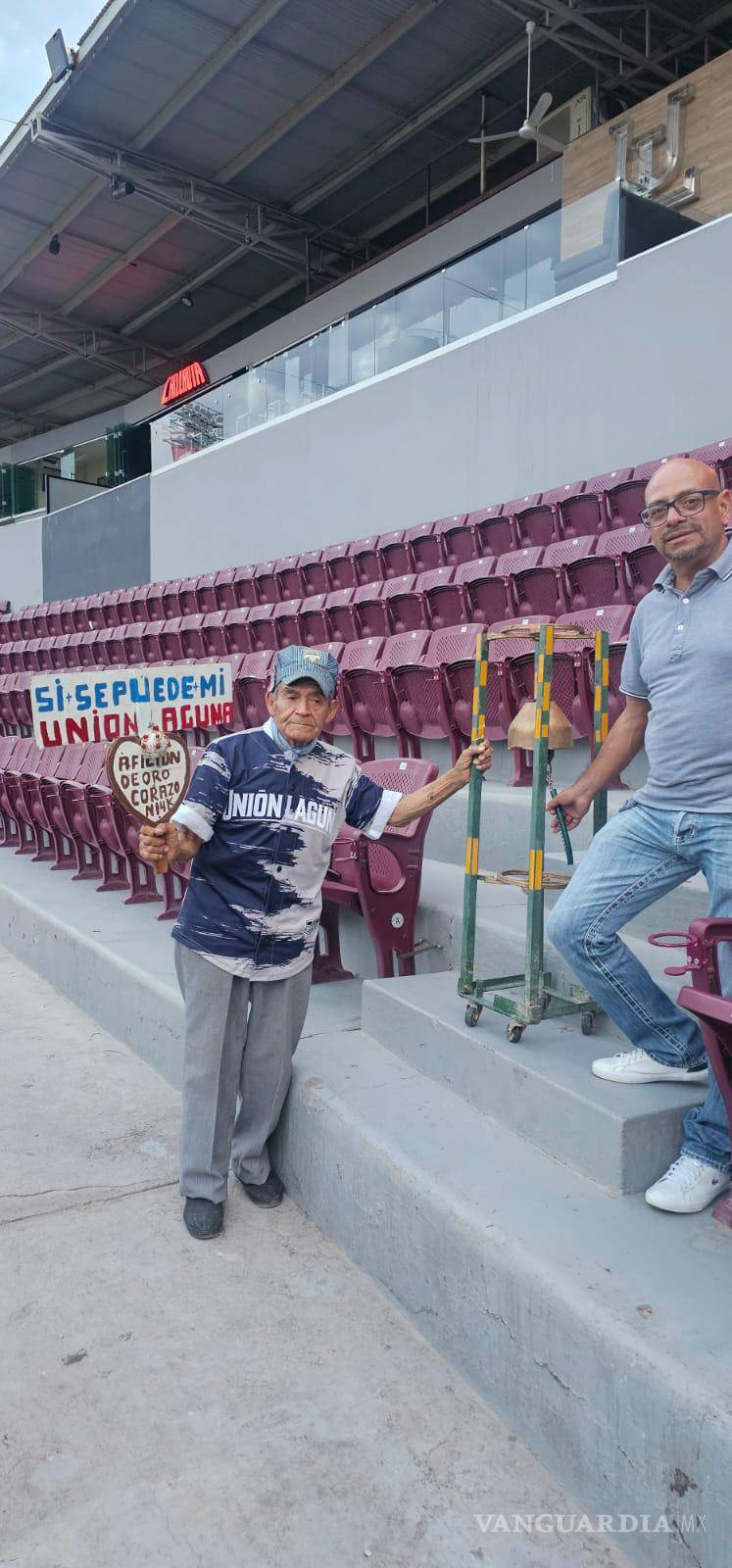 $!“Cuando dicen ruido, ruido, ruido, tocó la campana y la gente también me sigue la corriente, es algo que disfruto mucho”, dijo el aficionado.