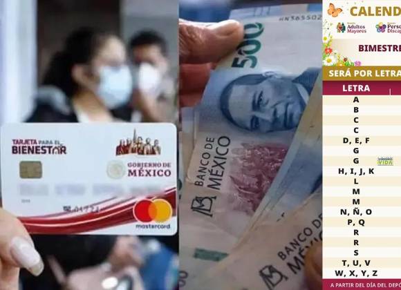 Pensión del Bienestar... ¿Qué apellidos reciben su pago de 6 mil 200 pesos del 9 al 30 de mayo, según el calendario?