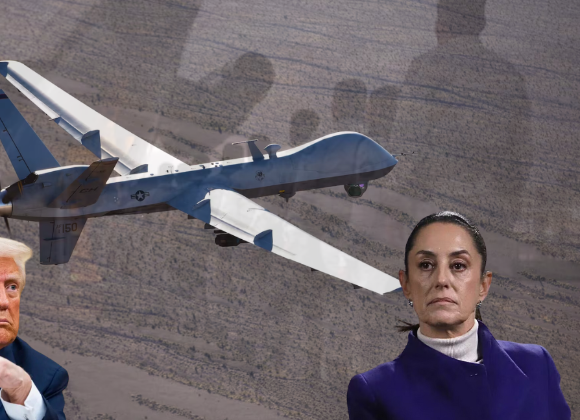 Claudia Sheinbaum: Donald Trump; dron de espionaje