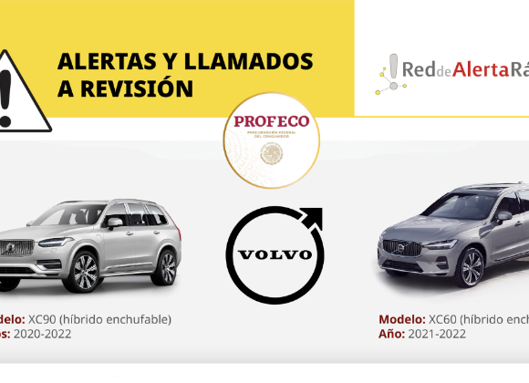 Alerta Profeco: Volvo Car México lanza llamado a revisión por posible falla en la batería de estos modelos