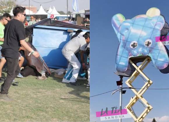 Exhiben en redes sociales estructura inestable en accidente de AXE Ceremonia