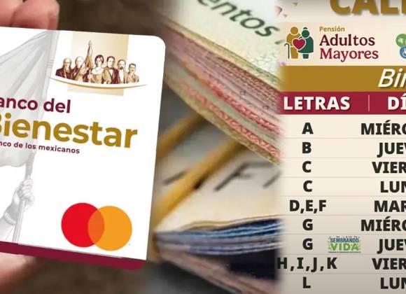 Pensión del Bienestar... ¡Ya hay calendario del pago de los 6 mil 200 pesos! Será del 7 al 30 de mayo de 2025 por apellidos