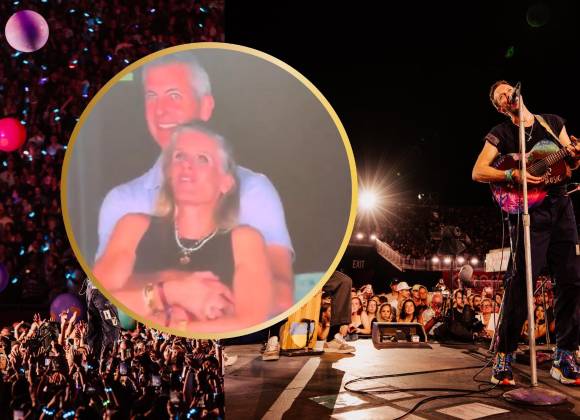 ¡Tu compa el salado! Destapan en concierto de Coldplay infidelidad de empresario con su empleada
