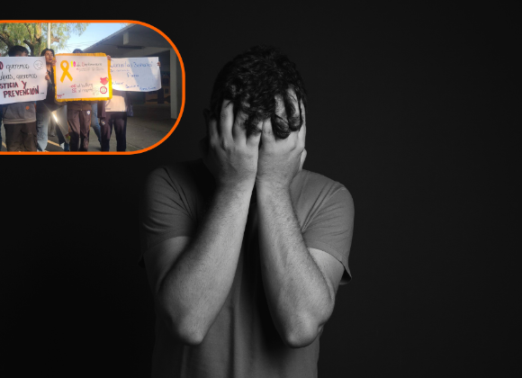 Manifestación exige atención emocional a menores tras caso suicidio en escuela de Pachuca