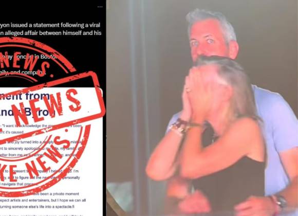 CEO ‘infiel’ se disculpa y se queja de la ‘kiss cam’ de Coldplay... pero es una ‘Fake News’