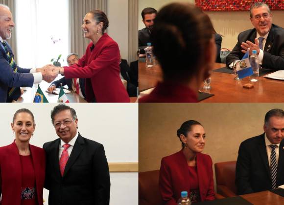 Previo a Celac, Sheinbaum se reúne con presidentes de Brasil, Colombia, Guatemala y Uruguay