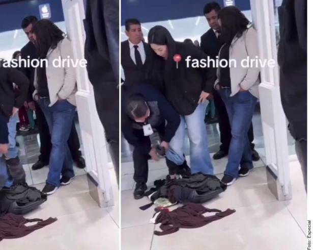 Dos mujeres fueron detenidas por elementos en San Pedro Garza García, dentro del centro comercial San Agustín, donde se hicieron pasar como clientes para apoderarse de más de 10 mil pesos en prendas.