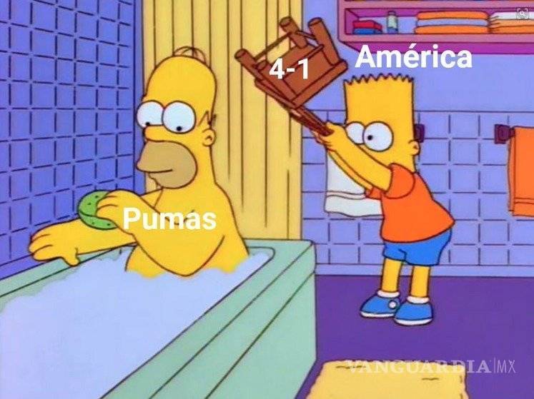 $!Los memes de la goleada del América a los Pumas