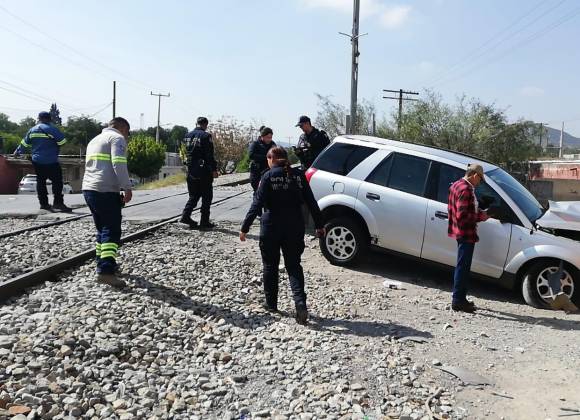 He headed to the supermarket and the train threw him into a wall west of Saltillo