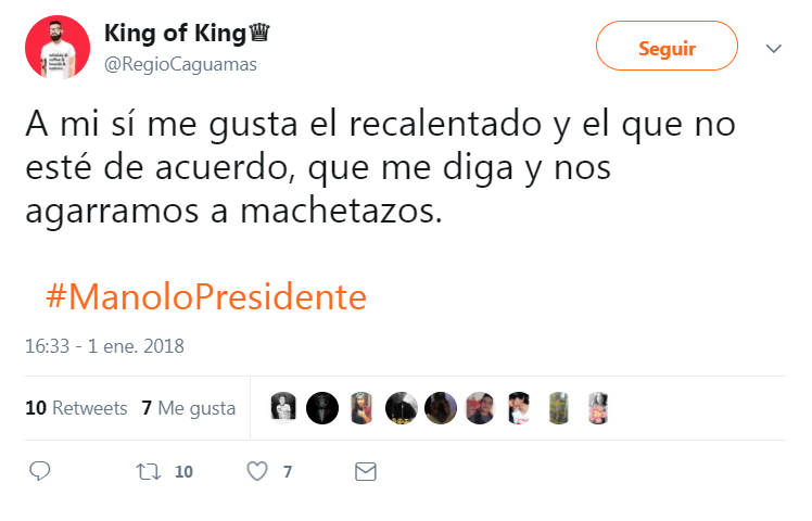 $!¿Qué tan real es la popularidad del #ManoloPresidente en Twitter?