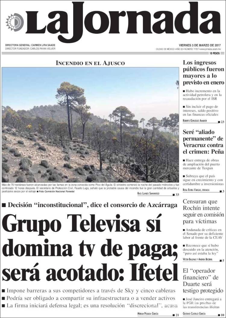 $!Titulares Prensa Nacional 03/03/2017