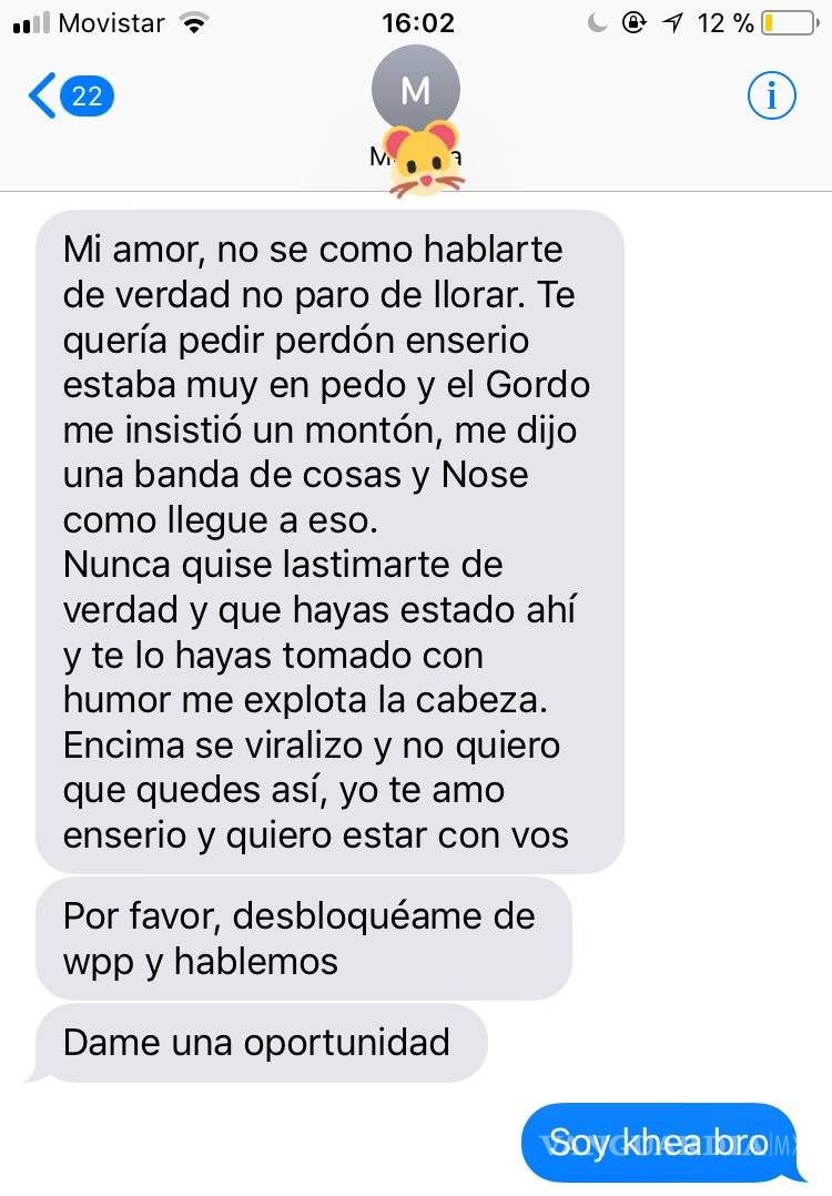 $!La infidelidad de una novia, capturada en una 'selfie'